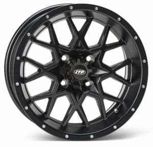 ITP Hurricane Matte Black 4/4 14" Wheel