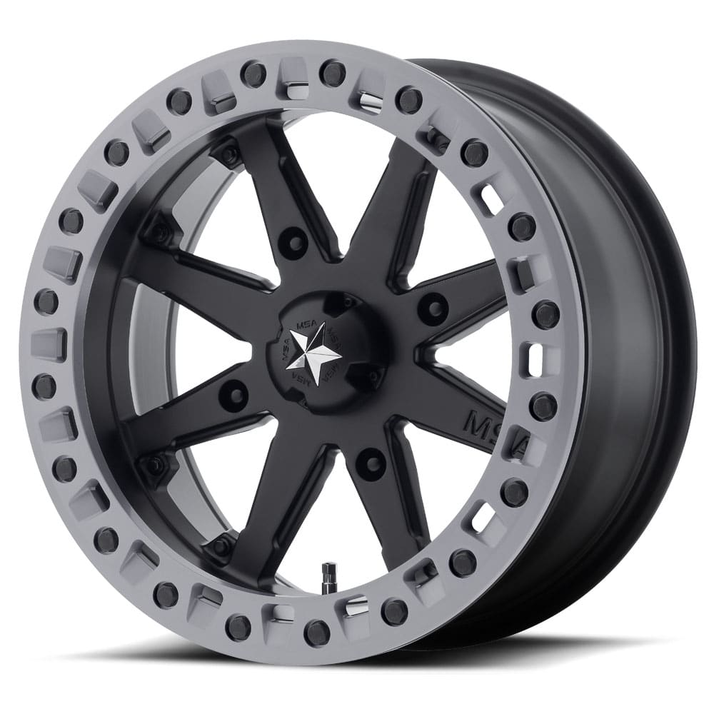 MSA M31 Lok2 Beadlock Wheel (Satin Black) 18″