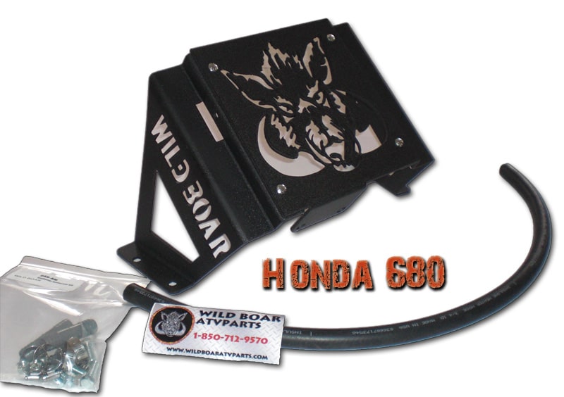 Radiator relocation kit for honda rincon 680 #6